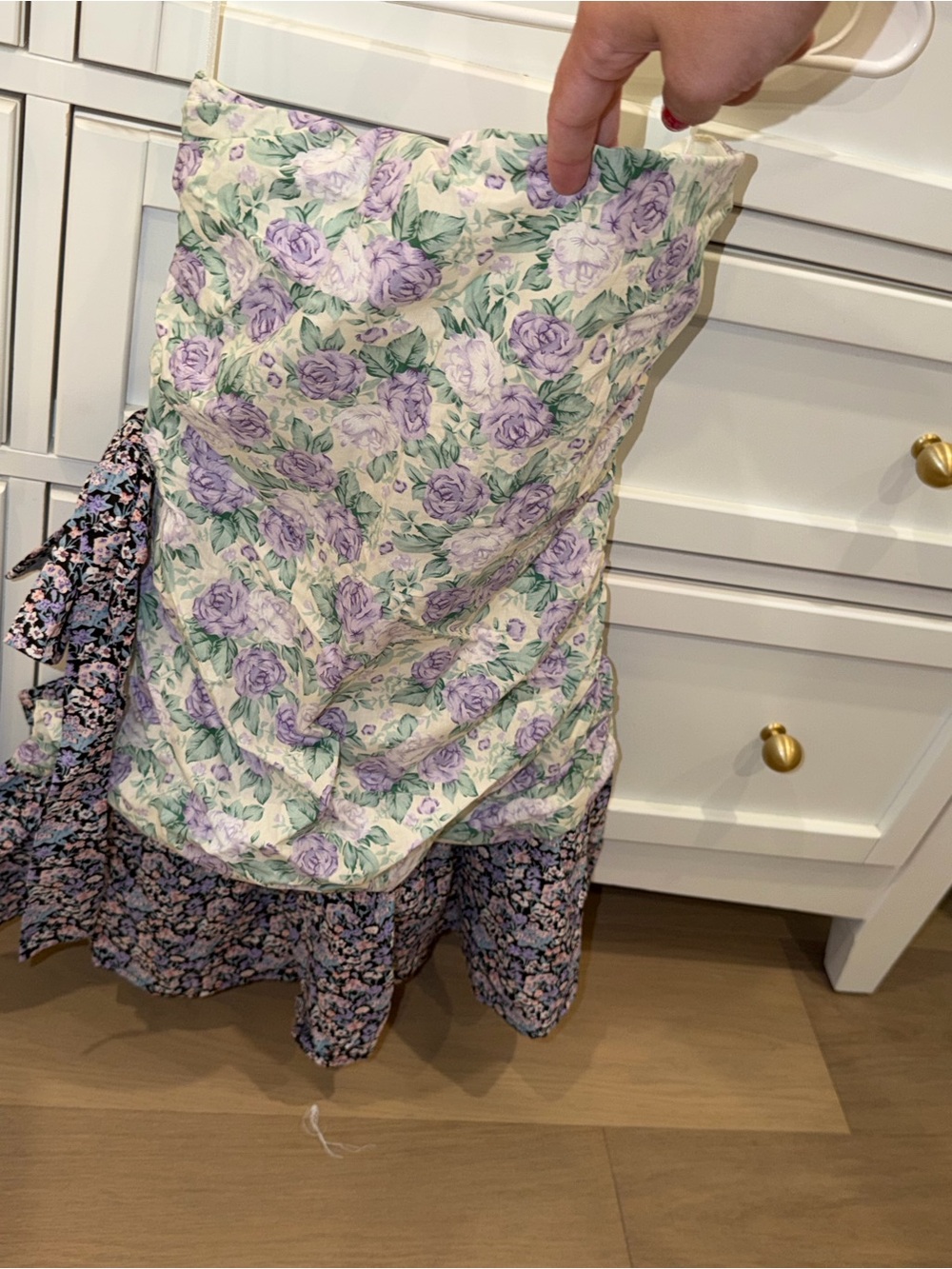 Floral Tiered Mini Dress